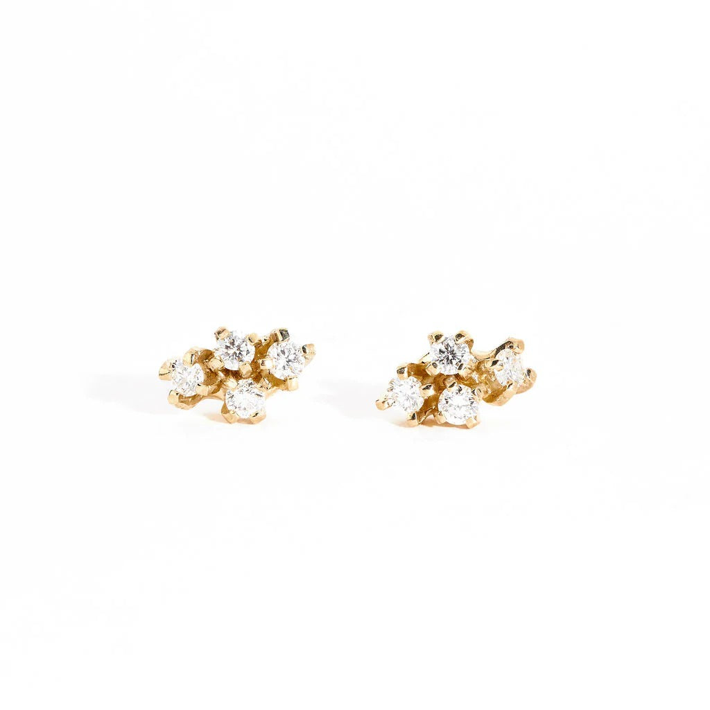 Diamond Splutter Studs