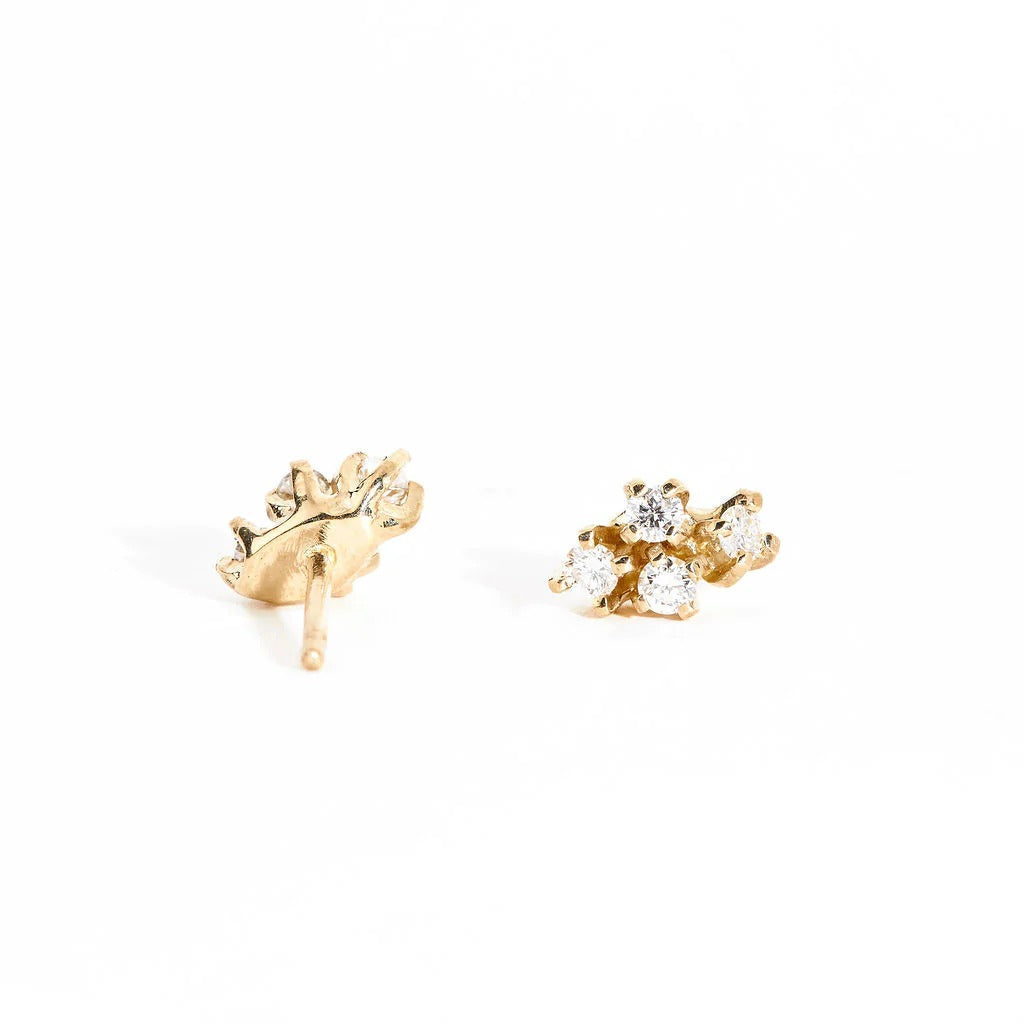 Diamond Splutter Studs