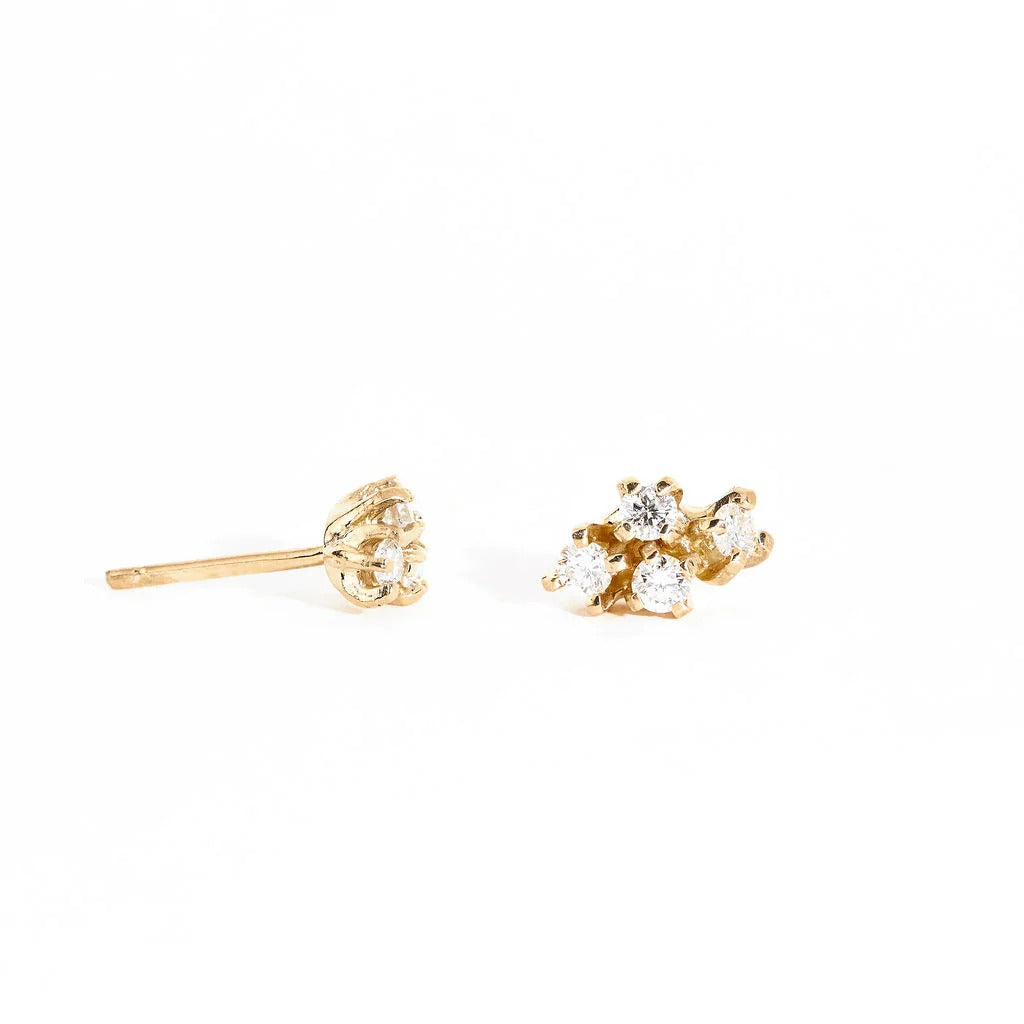 Diamond Splutter Studs