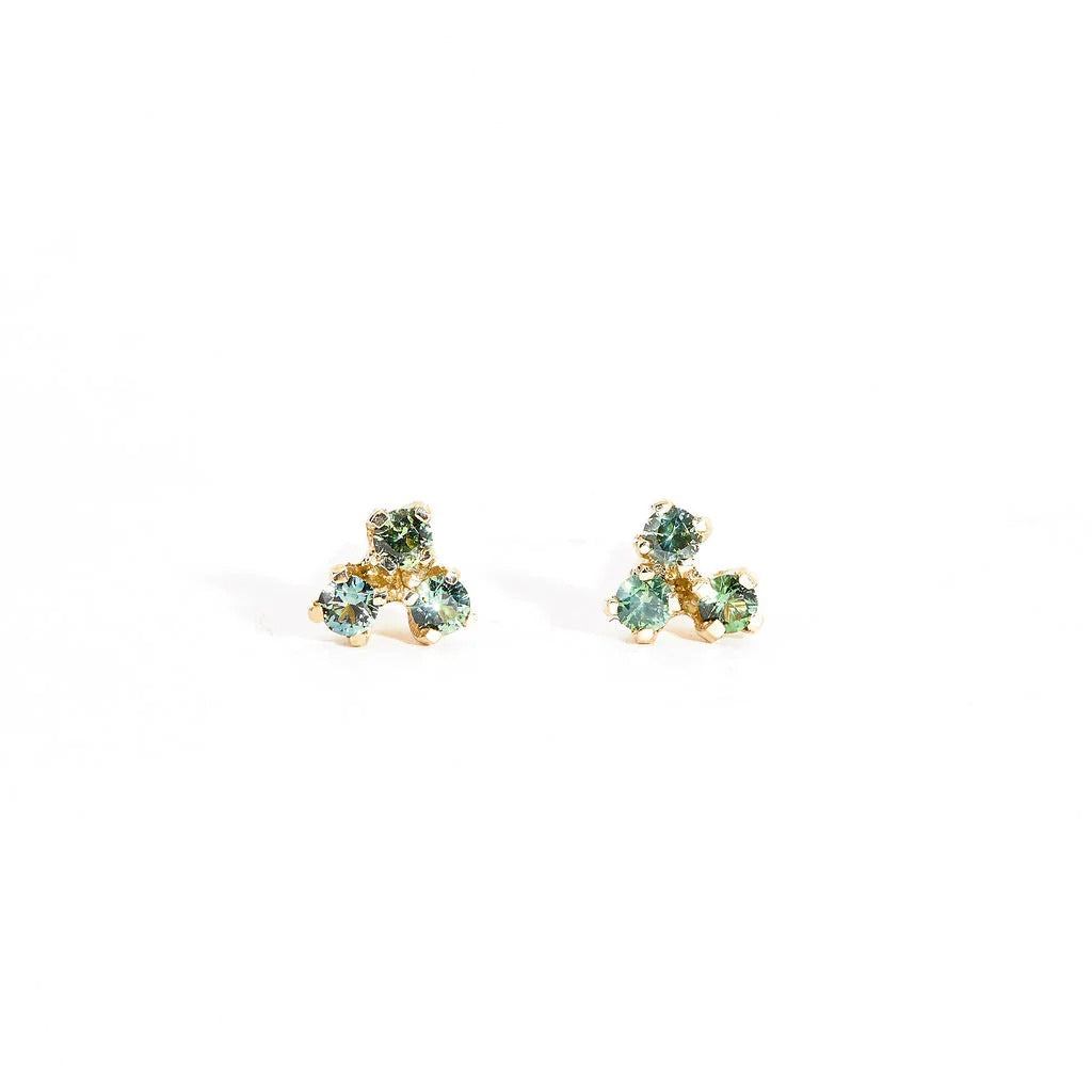 Sea Foam Fortune Studs